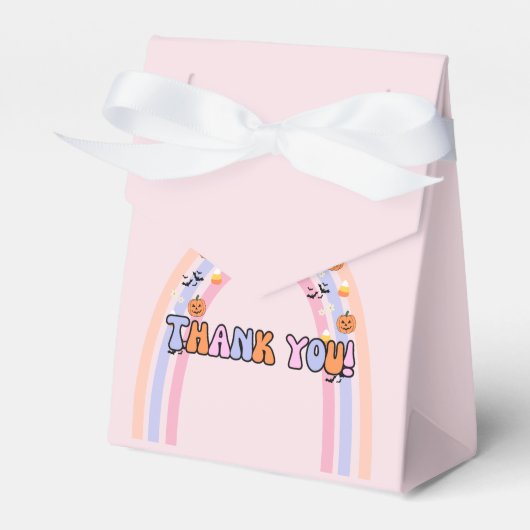 Groovy Ghost Halloween Gefälligkeitsboxen Geschenkschachtel (Vorderseite)