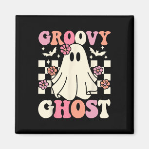 Groovy Ghost Halloween Ghost Kostüm Retro Groovy Magnet