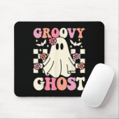 Groovy Ghost Halloween Ghost Kostüm Retro Groovy Mousepad (Mit Mouse)