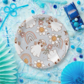 Groovy Ghost Halloween Pappteller (Party)