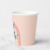 Groovy Ghost Retro Halloween Zwei Spooky Geburtsta Pappbecher (Links)