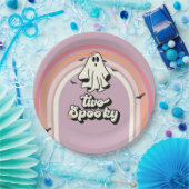 Groovy Ghost Retro Halloween Zwei Spooky Geburtsta Pappteller (Party)