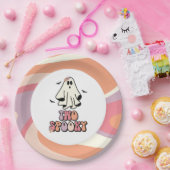 Groovy Ghost Retro Halloween Zwei Spooky Geburtsta Pappteller (Party)