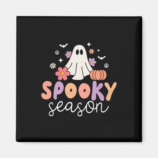 Groovy Ghost Spooky Saison Magnet (Vorne)