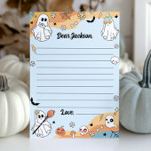 Groovy Ghost Time Capsule Note Card Dankeskarte