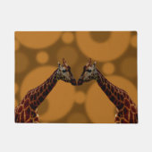 Groovy Giraffen A Go, Fußmatte (Vorderseite)