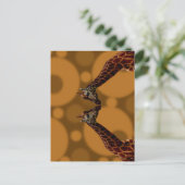 Groovy Giraffen A Go, Postkarte (Stehend Vorderseite)