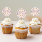 Groovy Girl Checkered Happy Face | Geburtstag Runder Aufkleber