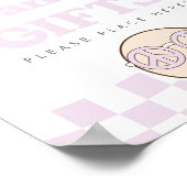 Groovy Girl Checkered Happy Face | Karten + Gesche Poster (Ecke)