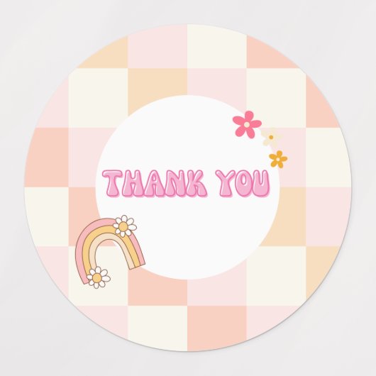 Groovy Girls Birthday Etiketten (Design 1)