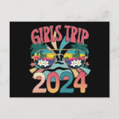 Groovy Girls Trip 2024 Summer Beach Postkarte (Vorderseite)