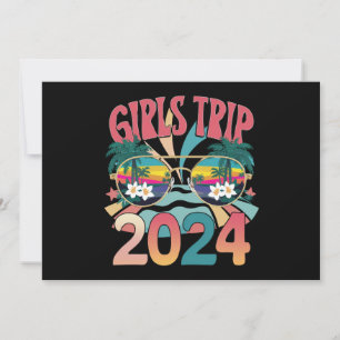 Groovy Girls Trip 2024 Wochenend Sommer Strand  Einladung