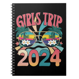 Groovy Girls Trip 2024 Wochenend Sommer Strand  Notizblock
