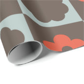 Groovy Girly Psychedelic Checkerboard, Y2K Wrappin Geschenkpapier (Rolleneckpunkt)