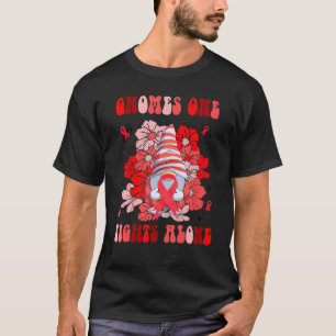 Groovy Gnomes One kämpft allein gegen HIV Awarenes T-Shirt