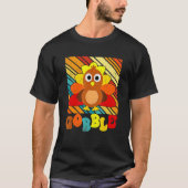 Groovy Gobble Fall Cute Turkey Thanksgiving Day T-Shirt (Vorderseite)