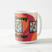 Groovy GodVater Retro Wavy Foto Tasse (VorderseiteRechts)