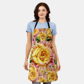 Groovy Golden Rose Opulence: Schürze (Getragen)