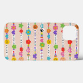 Groovy Good Vibes Liebe Lächeln Retro Beads Case M (Rückseite (Horizontal))