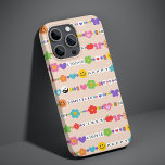 Groovy Good Vibes Liebe Lächeln Retro Beads Case M<br><div class="desc">Groovy Good Vibes Liebe Smile Retro Beads iPhone Cases bietet eine Vielzahl von Freundschaftsperlen mit Texten wie Liebe, Ruhe, glücklich, Lächeln, gute Vibes und mit Blume, Schmetterlingen, Herzen, Sternen, Yin und Yang Zeichen in leuchtenden Farben. Perfekte Geschenke für Weihnachten, Geburtstag, beste Freunde, Schwestern und mehr. Entworfen von ©Evco Studio www.zazzle.com/store/evcostudio...</div>