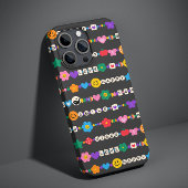 Groovy Good Vibes Liebe Lächeln Retro Beads Case-Mate iPhone Hülle