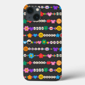 Groovy Good Vibes Liebe Lächeln Retro Beads Case-Mate iPhone Hülle (Rückseite)