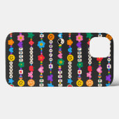 Groovy Good Vibes Liebe Lächeln Retro Beads Case-Mate iPhone Hülle (Rückseite (Horizontal))