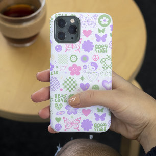 Groovy Good Vibes Y2K Schmetterling Modernes Mädch Case-Mate iPhone 14 Plus Hülle