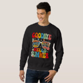 Groovy Goodbye 7th Grade Graduation Hello Summer K Sweatshirt (Vorne ganz)