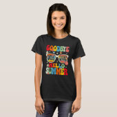 Groovy Goodbye 9th Grade Graduation Hello Summer K T-Shirt (Vorne ganz)