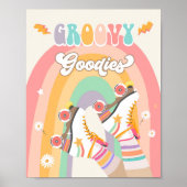 Groovy Goodies Roller Skate Skaten Retro Poster (Vorne)