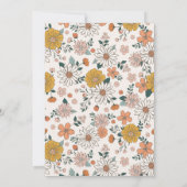 Groovy Grad: Far out Abschluss Einladung (Rückseite)