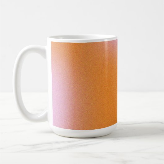 Groovy Gradient Custom Coffee Tasse (Links)