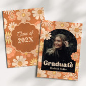 Groovy Graduation Announcement Einladung
