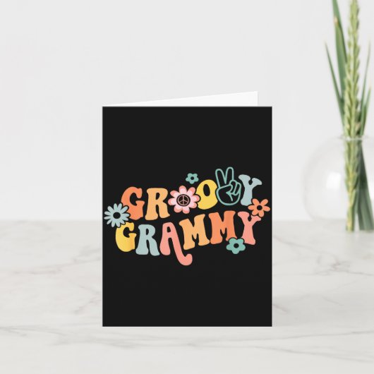 Groovy Grammy One Thankful Grammy Valentines Day M Karte (Vorderseite)