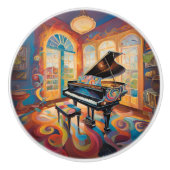 Groovy Grand Piano Keramikknauf (Vorderseite)