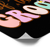 Groovy Granny der Groom Polterabend von Gro Poster (Ecke)