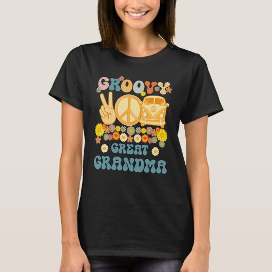 Groovy Great Oma Retro Matching Family Baby Sh T-Shirt (Vorderseite)