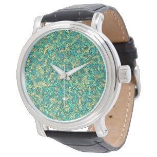 Groovy Green  Armbanduhr