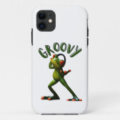 Groovy Green Frog Case-Mate iPhone Hülle (Rückseite)