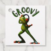 Groovy Green Frog Geschenkanhänger (Vorderseite)