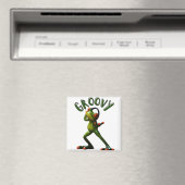 Groovy Green Frog Magnet (In Situ (Geschirrspüler))