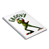 Groovy Green Frog Notizblock (Rechte Seite)