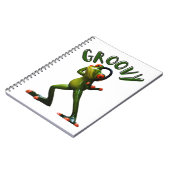 Groovy Green Frog Notizblock (Linke Seite)