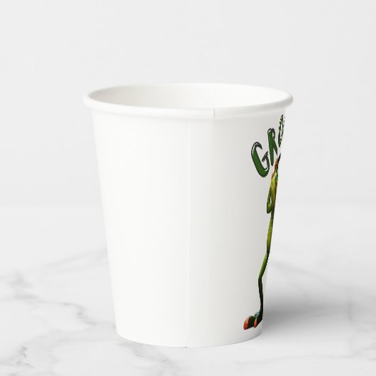 Groovy Green Frog Pappbecher (Rechts)