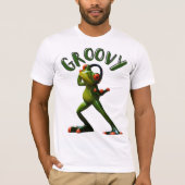Groovy Green Frog T-Shirt (Vorderseite)