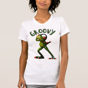 Groovy Green Frog T-Shirt