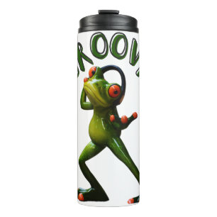 Groovy Green Frog Thermosbecher