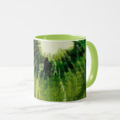 Groovy Green Kiwi Gefärbte Krawatte Tasse (VorderseiteRechts)