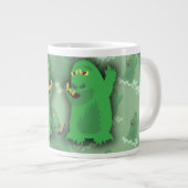 Groovy Green Monster Pals Jumbo-Tasse (Vorderseite Rechts)